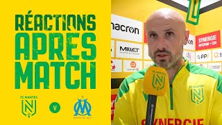 FC Nantes  OM  la réaction des joueurs [upl. by Phalan]