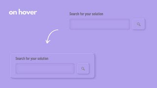 Responsive Search Box Design with HTML and CSS  Neumorphic Search Box HowToCodeSchoolcom [upl. by Pederson]