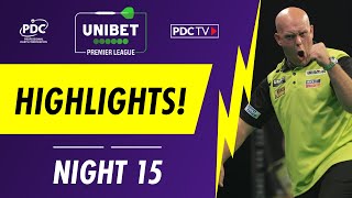 Premier League Darts Highlights  Night 15 [upl. by Emarie]