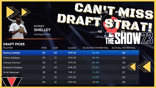 How To ALWAYS Draft An OP Draft Class In MLB The Show 23 [upl. by Imyaj]