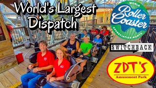 Worlds Largest Roller Coaster Ride On Switchback At ZDTS Amusement Park 6162022 [upl. by Sussna]