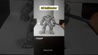 3D Hulkbuster drawing  Sorens Art hulkbuster ironman drawing sjram [upl. by Berliner]