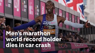 Kelvin Kiptum Men’s marathon world record holder dies in car crash [upl. by Htebasil607]