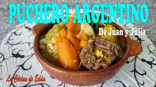 RECETA DEL PUCHERO DE JUAN Y JULIA [upl. by Selestina]