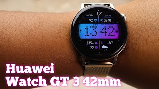 Huawei Watch GT 3 42mm Gold Review [upl. by Ody240]