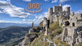 360 VR  INSIDE THE CASTLE OF ROCCA CALASCIO  ABRUZZO ITALY [upl. by Macdonald]