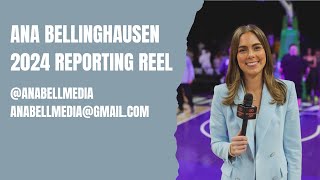 Ana Bellinghausen TV Sideline Reporting Reel 2024 [upl. by Kiele]