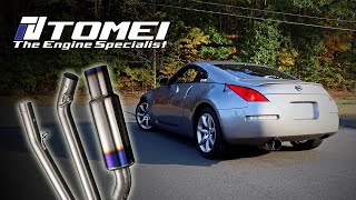 350z Tomei Titanium Exhaust  Pure Sound [upl. by Eiliah481]