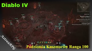 Diablo IV Podziemia Koszmarów Ranga 100 [upl. by Naawaj951]