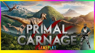 PRIMAL CARNAGE EXTINCTION JOGANDO COM COMMANDOPRIMAL CARNAGE EXTINCTION ИГРАЕТ С КОМАНДОС [upl. by Mcgill]