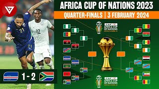 🟢 Africa Cup of Nations 2023 QuarterFinals Results as of February 3 [upl. by Ydda]