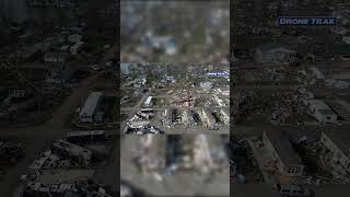 Drone view of Orchard Island after EF3 tornado in Logan County Ohio [upl. by Glennis]