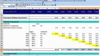 Setting up Depreciation Schedule [upl. by Beutler]