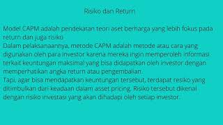 M Tutorial Menggunakan Single Factor Model untuk Prediksi Harga atau Return Saham [upl. by Jarred]