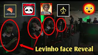 Levinho Real Cam Face Reveal  Levinho  Panda  TalkToHand  MrBates Playing PUBG Mobile Together [upl. by Tarrah]