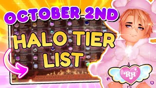 ROYALE HIGH HALO TIERLIST Oct 2nd [upl. by Peckham]