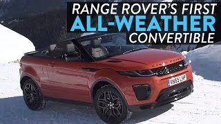 Range Rovers First AllWeather Convertible [upl. by Annahaj]