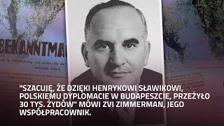 Ten Polak uratował 30 tys Żydów Wspomnienia współpracownika Henryka Sławika [upl. by Jenkel]