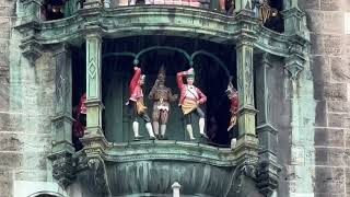 Town Clock Marienplatz Munich Germany [upl. by Suitangi]