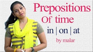 Prepositions  Usage of in on at in Tamil  48  Learn English with Kaizen through Tamil [upl. by Heloise306]