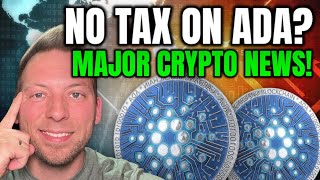 CARDANO ADA  MAJOR CRYPTO NEWS WILL THIS CREATE THE NEXT BOOM [upl. by Kaine]