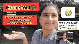 Madi Chinnaa illuu🏚👌hometour Ma urilo gudise illu madie🏚 😉chusthe shock aiepotharu😅subscribeLike [upl. by Ecnav]