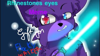 Rhinestones eyes MEME Gift for Flocky Walker [upl. by Sallee]