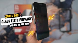 Best Privacy Screen Protector for iPhone 15 Pro Max [upl. by Aimehs]