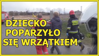 ŚWIDNICA Groźne oparzenia rocznego dziecka zabrał je śmigłowiec [upl. by Lehcim]