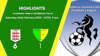 Faversham Town 61 Holmesdale 1956  Match Highlights [upl. by Binette]