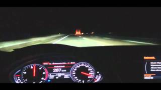 290kmh A8L 42TDI Monster Diesel Autobahnfahrt fast drive on highway [upl. by Ahsykal]