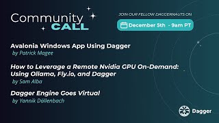 Dagger Community Call [upl. by Annibo]