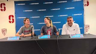 Stanford Women’s Volleyball looks ahead to ASU and NCAA tourney regionals [upl. by Saxon]