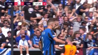 Club Brugge KV vs Cercle Brugge 30 Christos Tzolis Andreas Skov Olsen amp Brandon score in win [upl. by Eyr529]