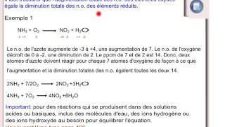 Équilibrage des réactions par le nombre doxydation [upl. by Labinnah424]