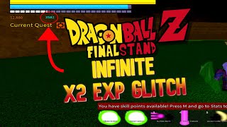 INFINITE X2 EXP GLITCH IN ROBLOX DBZFS NOT PATCHED [upl. by Ecaidnac358]