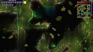 How to mine Chlorophyte Ore  Terraria 14 [upl. by Asirac]