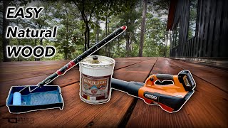 EASY Deck Sealer  With READY SEAL Deck Stain [upl. by Celestina]