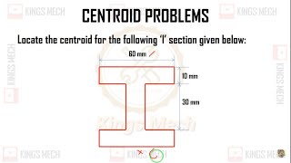 centroid of I section in tamil [upl. by Hylan]