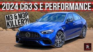 The 2024 MercedesAMG C63 S E Performance Is A Crazy Fast Electrified Super Sports Sedan [upl. by Curry]