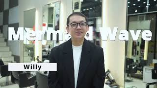 Perming Super ala Willy Salon Batam  Willy Perm atau Mermaid Wave [upl. by Nirhtak357]