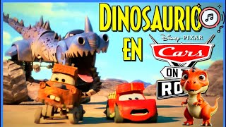 Canción Rayo McQueen  Carrera contra el TRex 🚗🦖 cancióninfantil [upl. by Vipul]