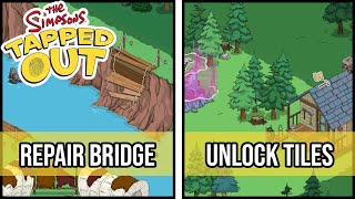 The Simpsons Tapped Out  New Frontier Land Expansion Walkthrough [upl. by Vashtia727]