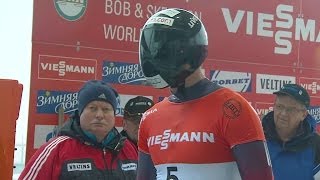 FIBT  Mens Skeleton World Cup 20132014  Winterberg Heat 1 [upl. by Llerraf]