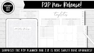 SURPRISE The P2P Planner Hub 20 is HERE 🤩  Planner Launch Day amp Tour  So Many Upgrades 🥳 [upl. by Euqinomad]