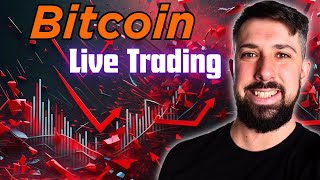 Live Bitcoin Trading 📉📈 Crypto and Market Analysis [upl. by Anifur]