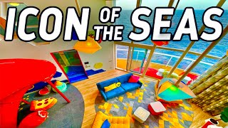 Touring 25 Rooms Onboard Icon of the Seas Royal Caribbean Interior Oceanview Balcony amp Suites [upl. by Foss]