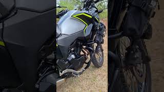 AVANCE de 🏍️ instalación de defensa baja de motor IRA 🔒 Kawasaki Versys X [upl. by Tamarra]