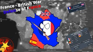 ROBLOX Rise of Nations Franco  British War quotDefense of Francequot [upl. by Irved]