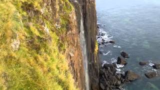 Kilt Rock Waterfall Trotternish Isle Of Skye Inner Hebrides Scotland [upl. by Enaamuj671]